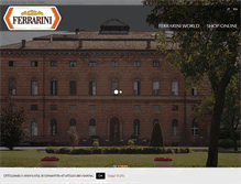 Tablet Screenshot of ferrarini.com